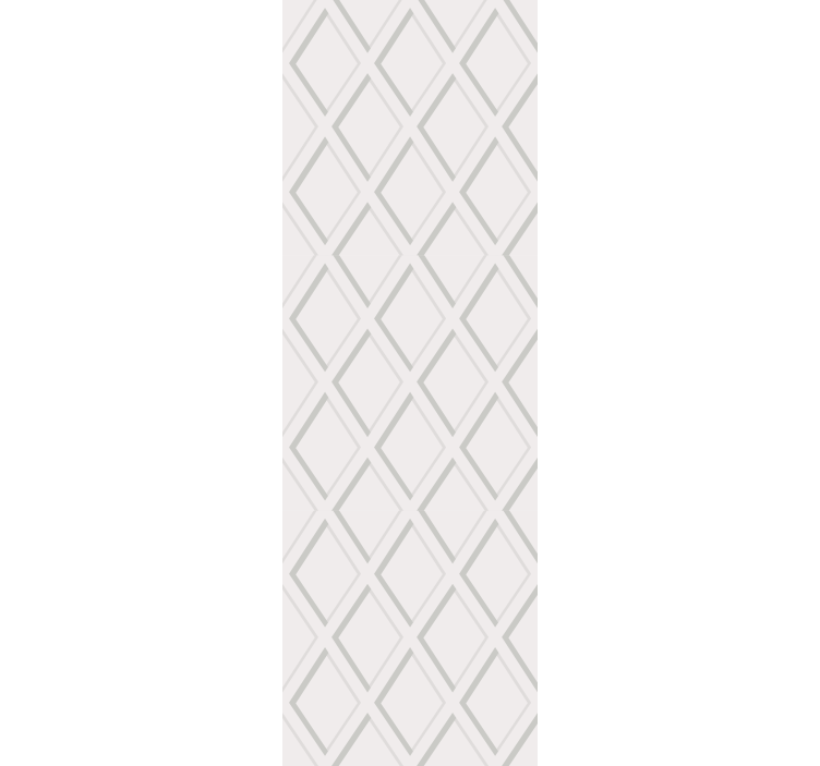 Dining room roller blind 3d diamond hamptons pattern - TenStickers