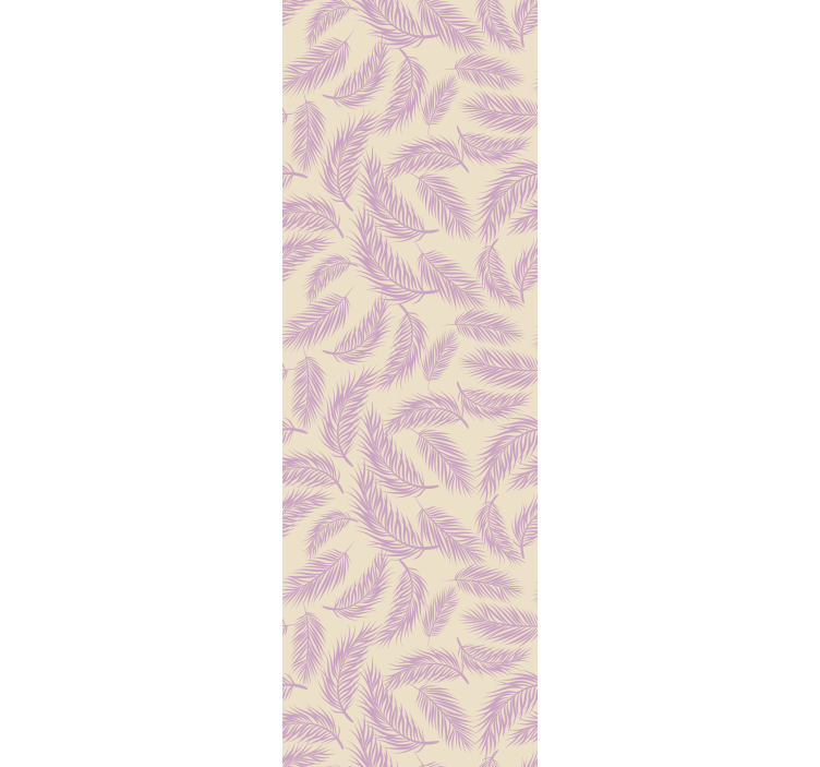 Dining room roller blind in pink and beige tropical wild - TenStickers