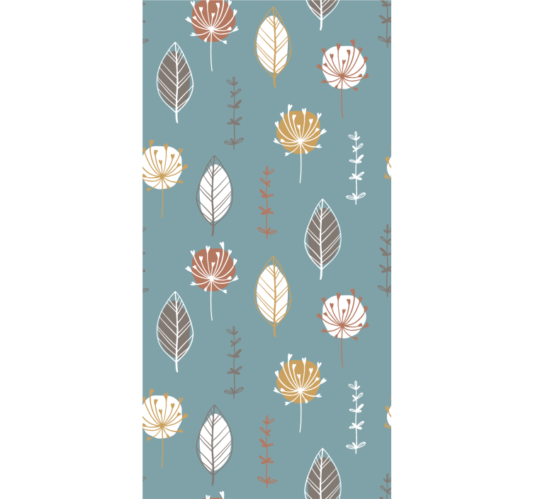 Nordic park dining room roller blind - TenStickers