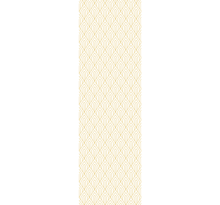 Dining room roller blind modern white design - TenStickers