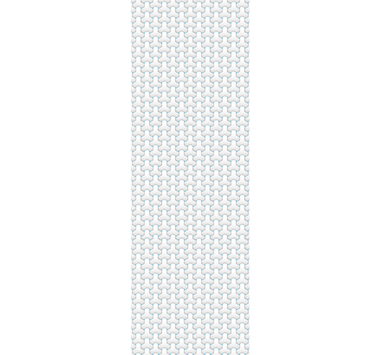 Woven fabric dining room roller blind - TenStickers