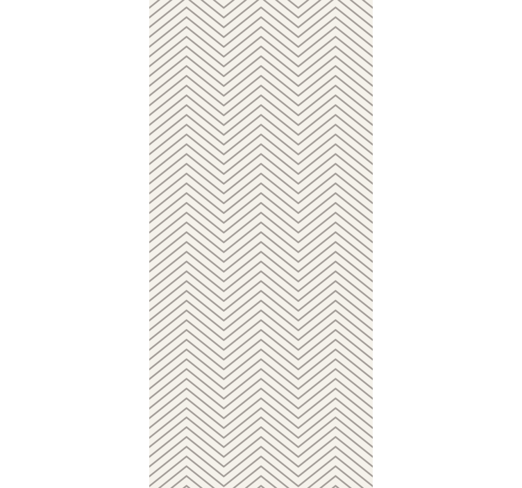 Dining room roller blind in grey lines - TenStickers