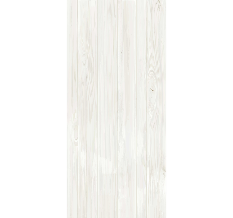 Dining room roller blind in white wood - TenStickers