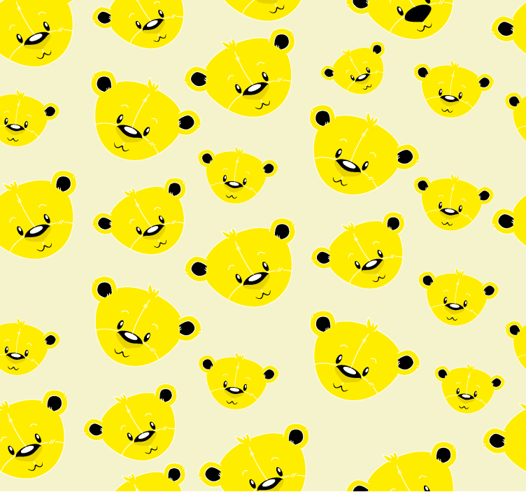 Kids roller blind cute bears design - TenStickers