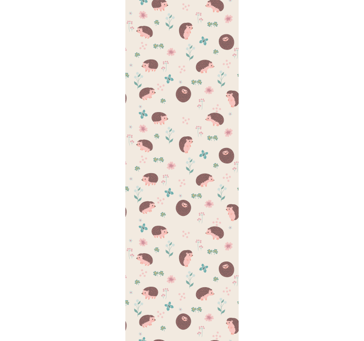 Kids roller blind cute hedgehog collection - TenStickers