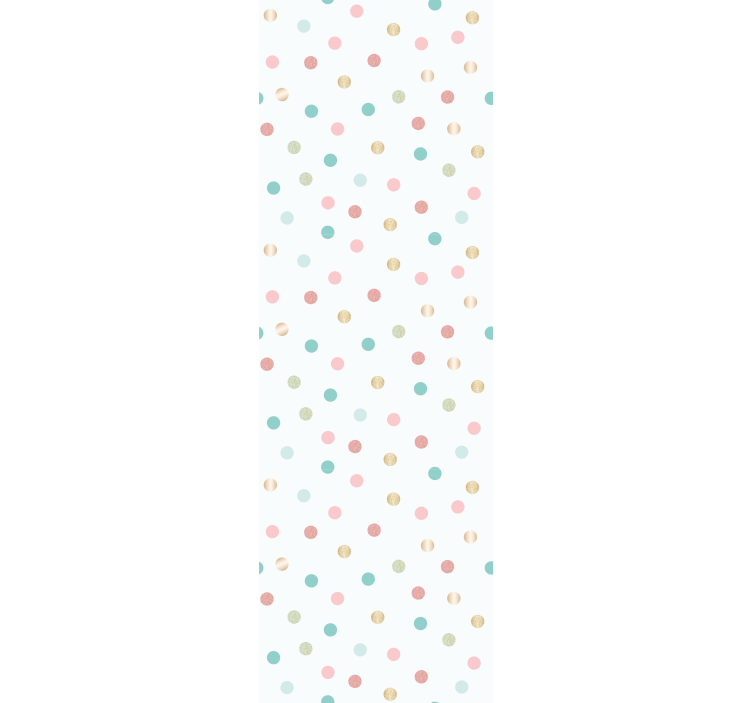 Kids roller blind glitter confetti polka dot design - TenStickers