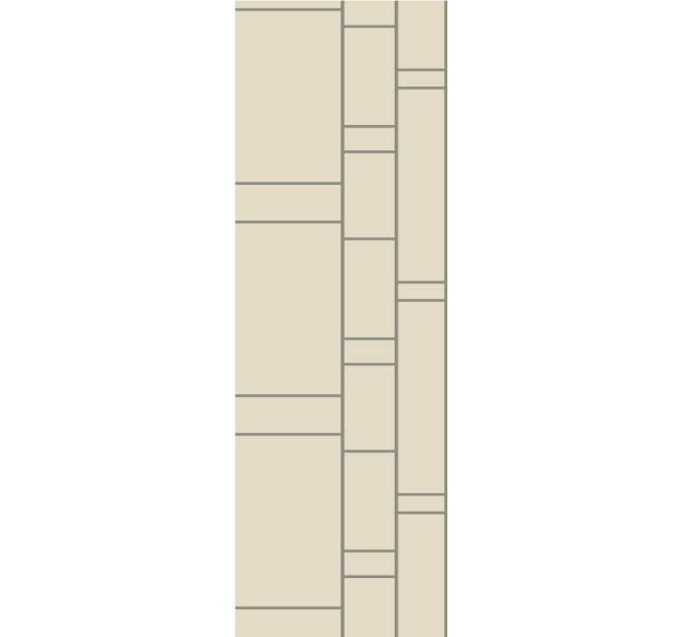 Office roller blind with minimalist linear design - TenStickers