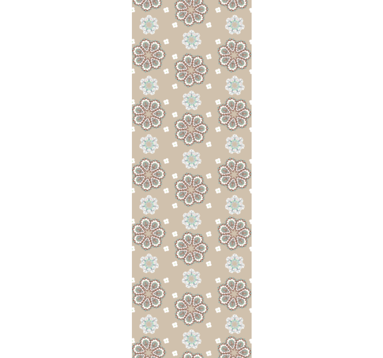 Office roller blind with elegant granny chic pattern - TenStickers