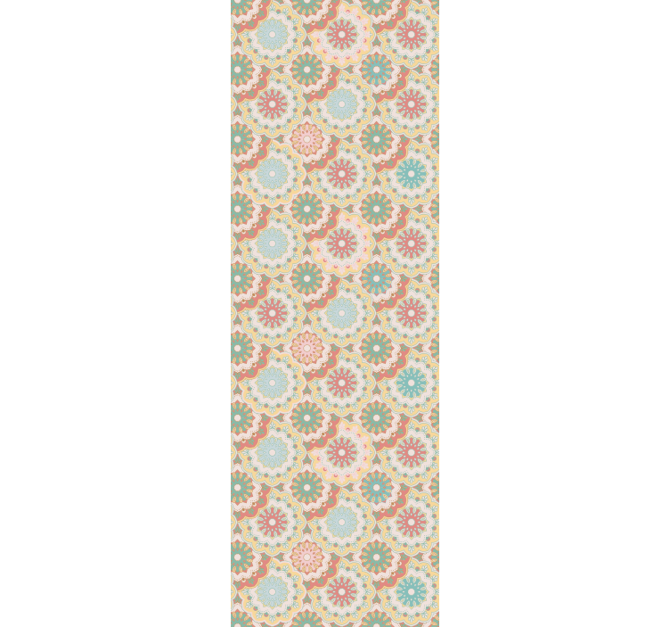 Office roller blind granny chic fabric - TenStickers