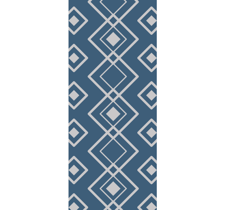 Office roller blind superfresco easy navy geometric - TenStickers