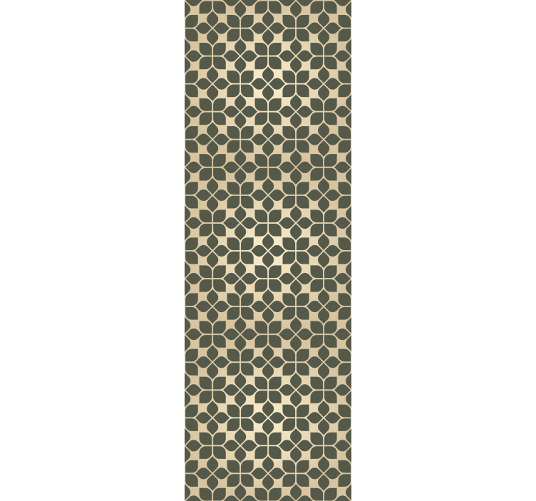 Office roller blind with elegant gold designs - TenStickers