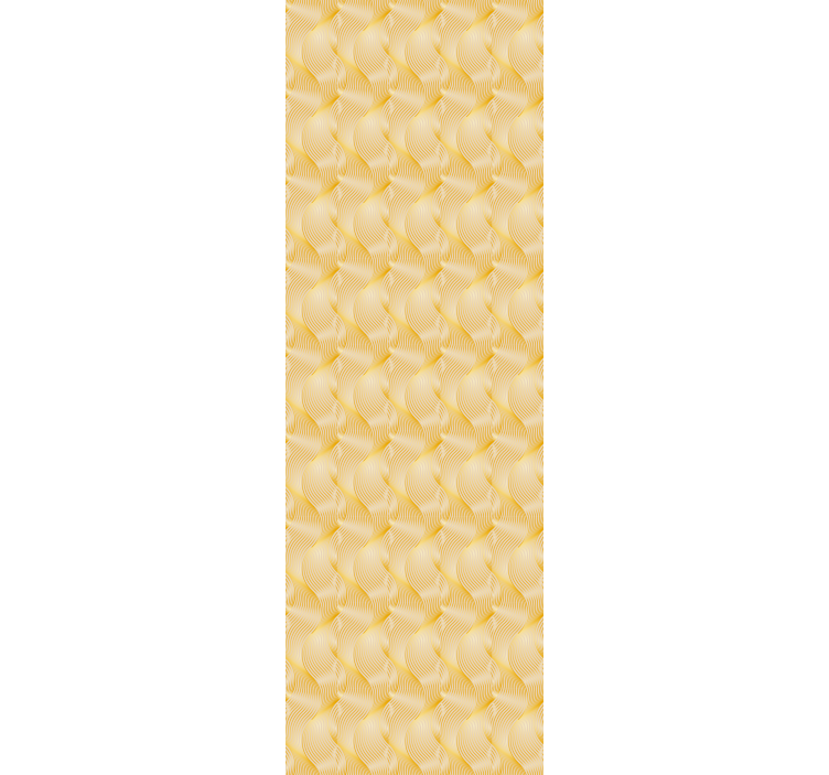 Office roller blind gold foil wave effect - TenStickers