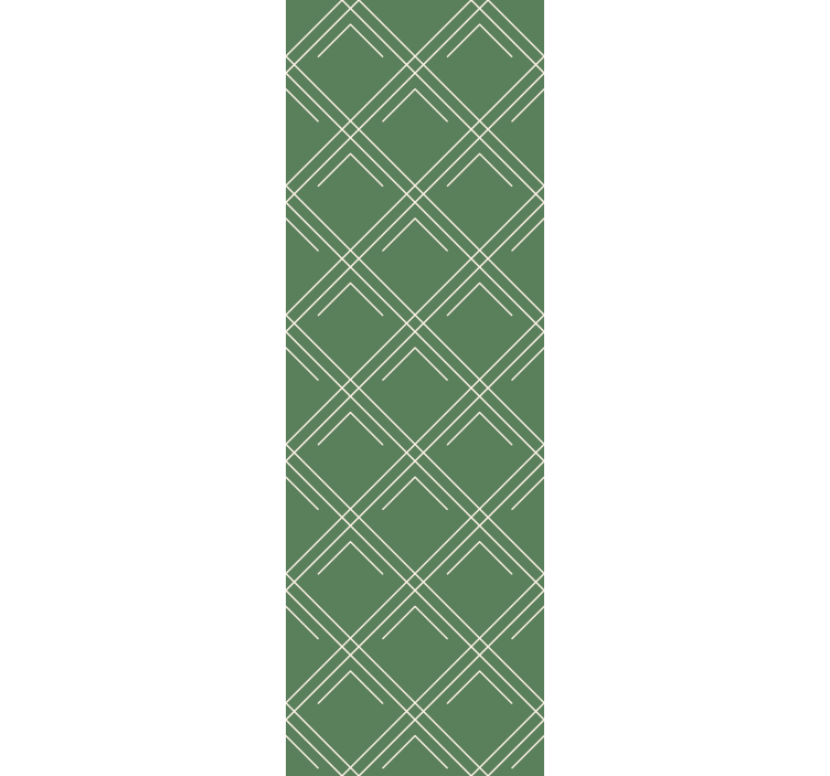 Office roller blind in green elegant squares - TenStickers
