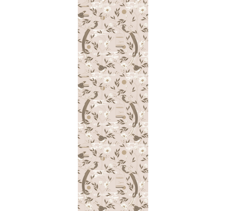 Teenage roller blind eclectic decor with old leaves - TenStickers