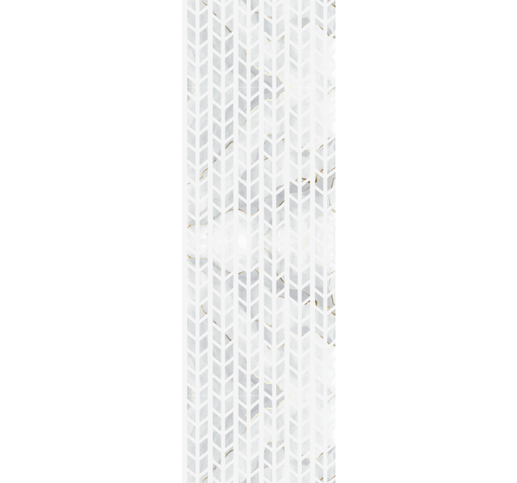 Grey roller blind small gold marble tiles - TenStickers