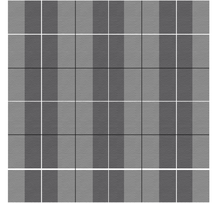 Grey roller blind with grey tartan pattern - TenStickers