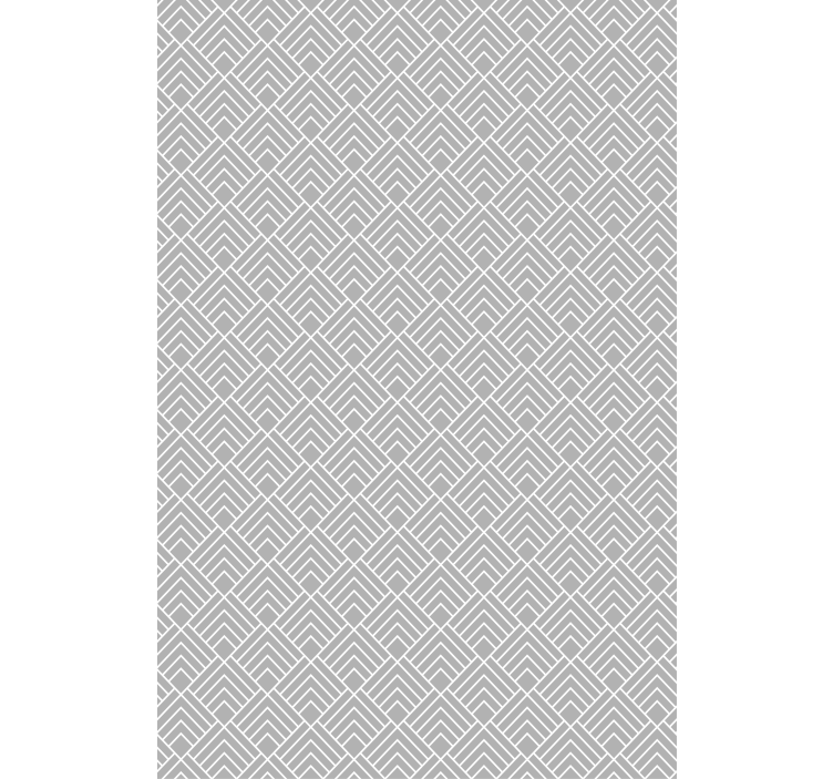 Grey roller blind with light grey zig zag lines - TenStickers