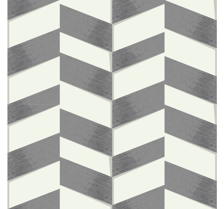 Grey roller blind in grey chevron pattern - TenStickers