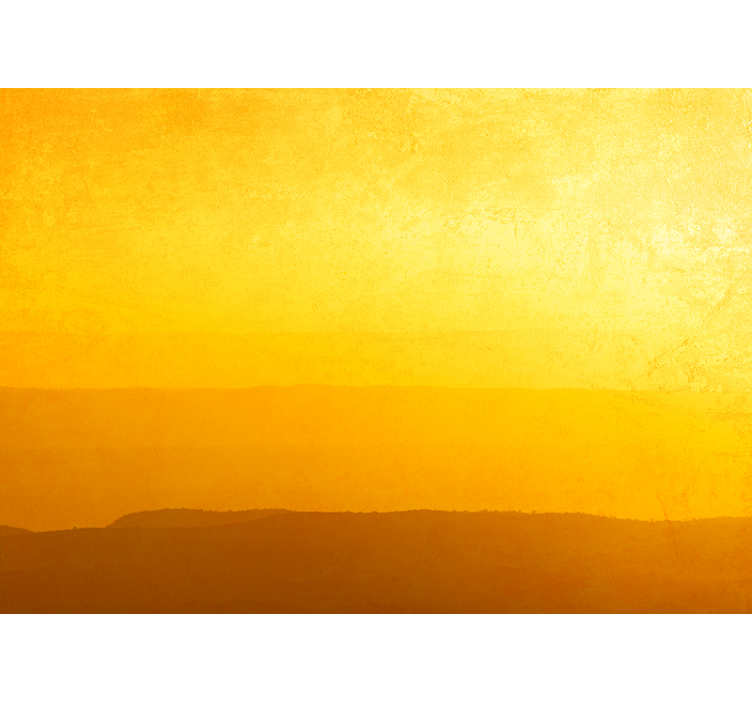 Yellow roller blind sunset hills - TenStickers