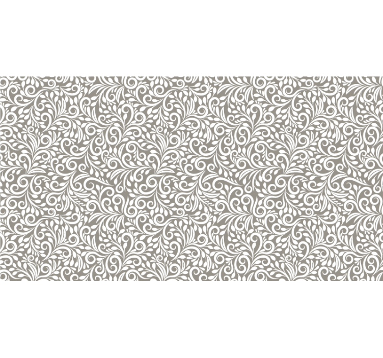 Grey roller blind with ruskin grey pattern - TenStickers
