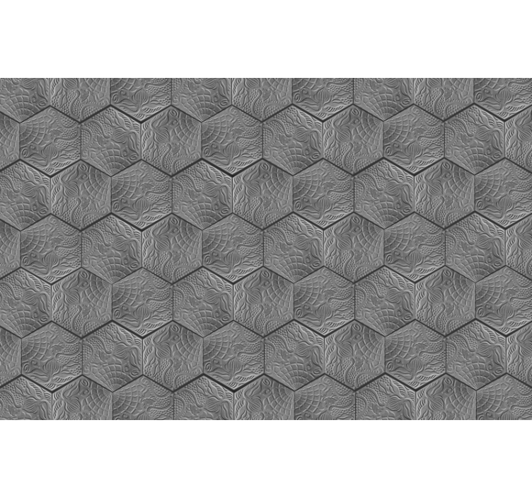 Grey roller blind gaudí mosaic - TenStickers