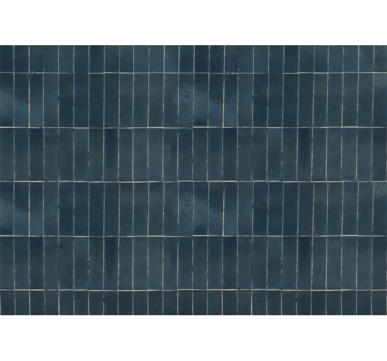 Grey roller blind with grey tiles design - TenStickers