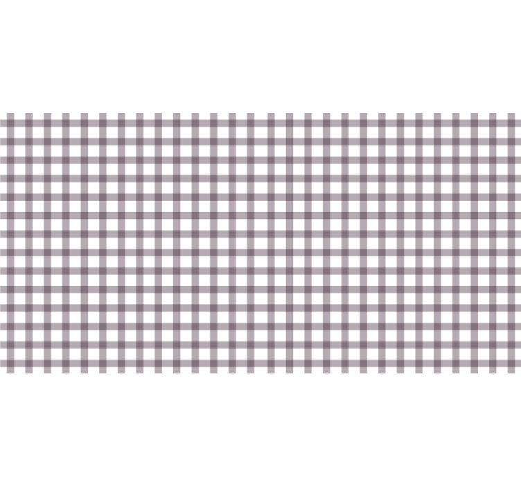 Purple roller blind lilac gingham pattern - TenStickers