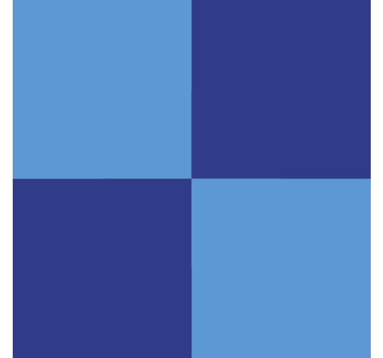 Blue roller blind in dark blue design - TenStickers