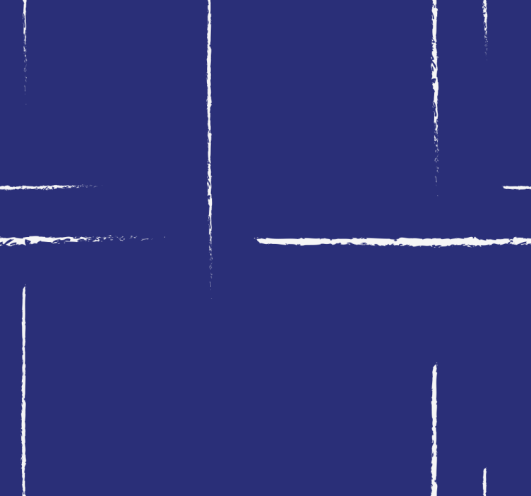 Blue roller blind with modern stripe design - TenStickers