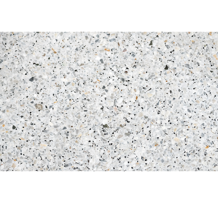 Grey roller blind in gray terrazzo design - TenStickers