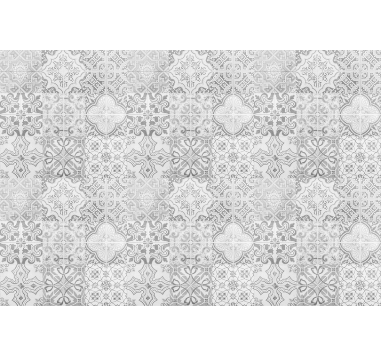 Grey roller blind with stone effect mosaic pattern - TenStickers