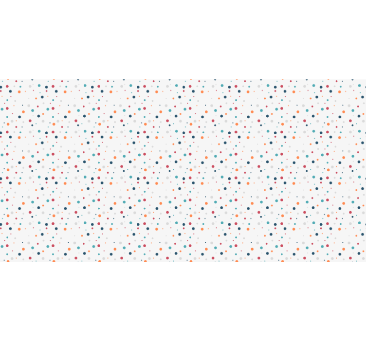 Grey roller blind in nordic style with colorful dots - TenStickers