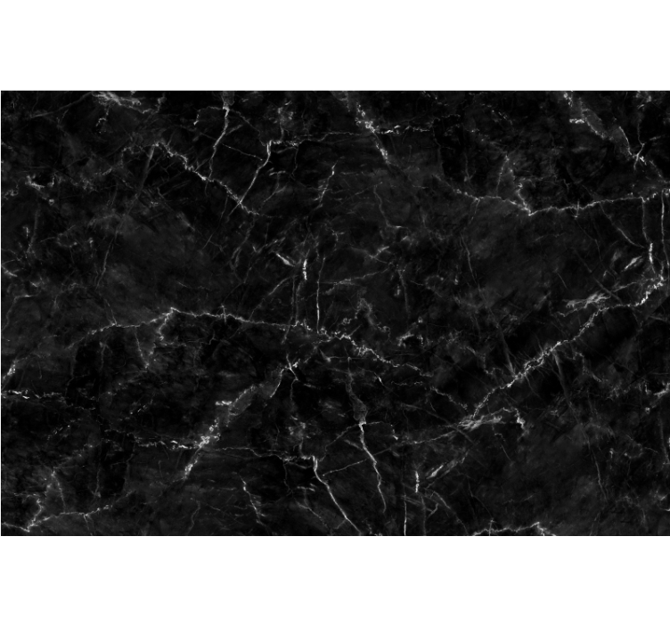 Bedroom roller blind in black marble design - TenStickers
