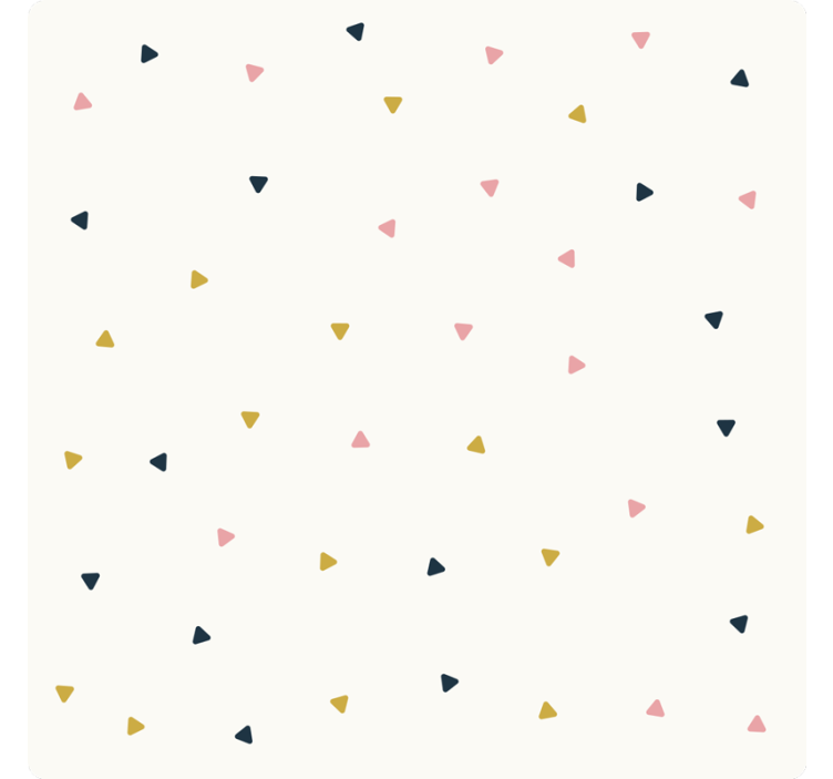 Bedroom roller blind with minimalist triangle motif - TenStickers