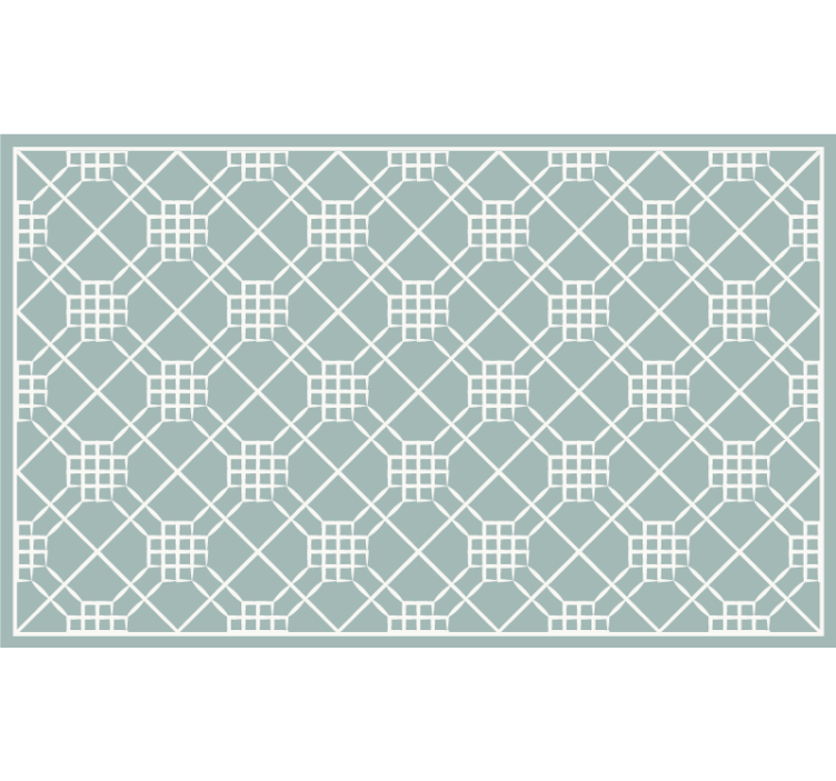 Bedroom roller blind with irregular geometry - TenStickers