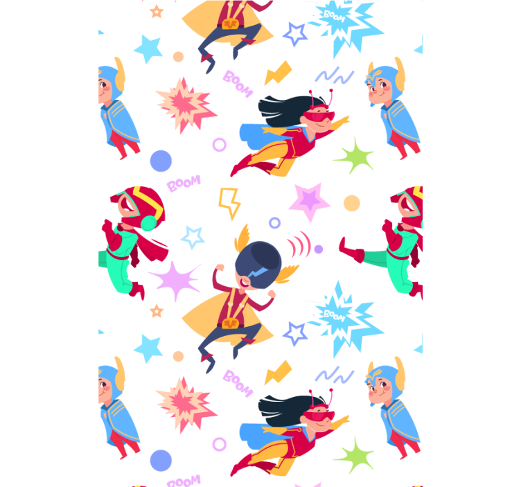 Heroic Journeys superhero roller blind - TenStickers