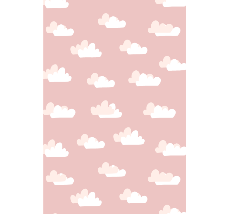 Cloudy Skies Pattern roller blind clouds - TenStickers