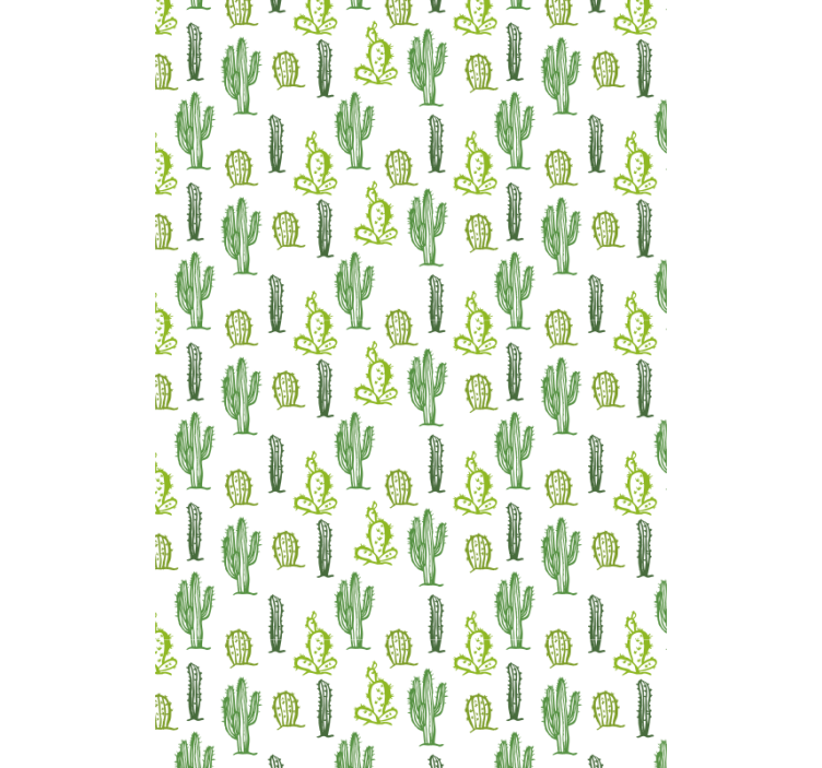 Green Pattern cactus roller blind - TenStickers