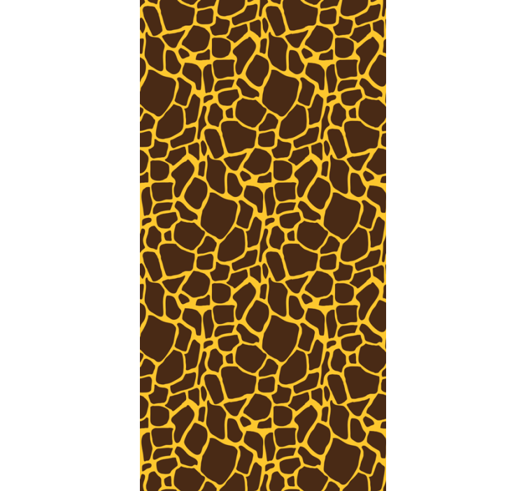 Giraffe Pattern animals roller blind - TenStickers