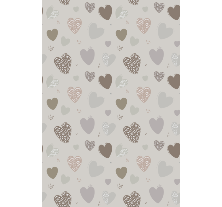 Gray Pattern romantic roller blind - TenStickers