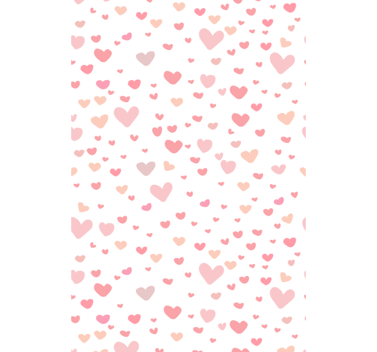 Heart Pattern Pattern romantic roller blind - TenStickers
