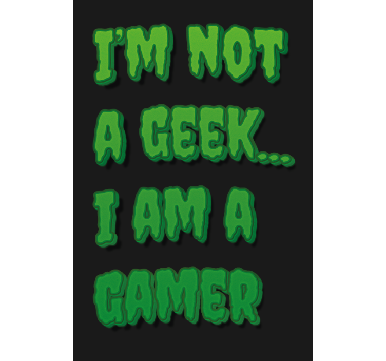 Gamer Identity Statement custom roller blind - TenStickers