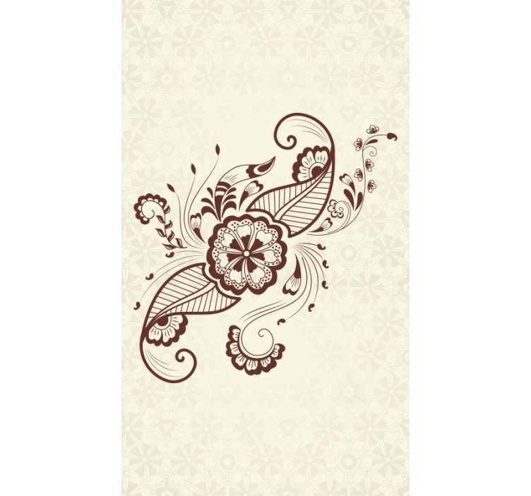 Complex Flower Arrangement floral roller blind - TenStickers