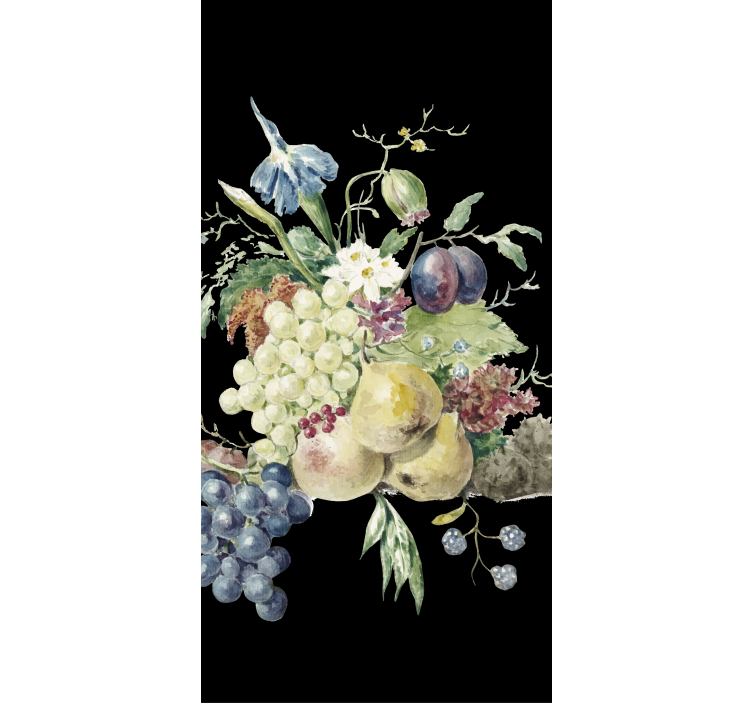 Orchard Bounty Display roller blind fruits - TenStickers