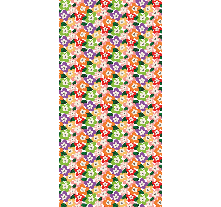 Colorful flower design Flower blind - TenStickers