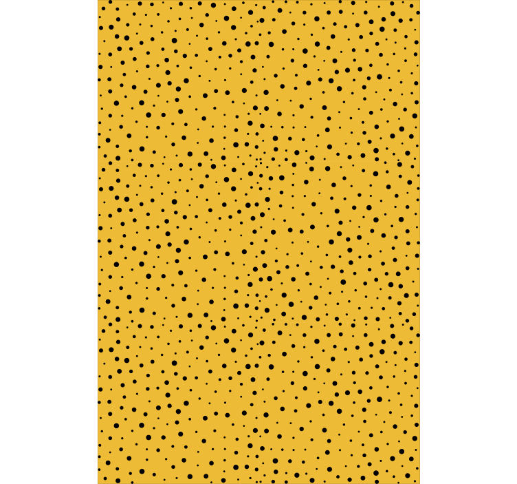 Dotted Yellow Design coloured roller blind - TenStickers
