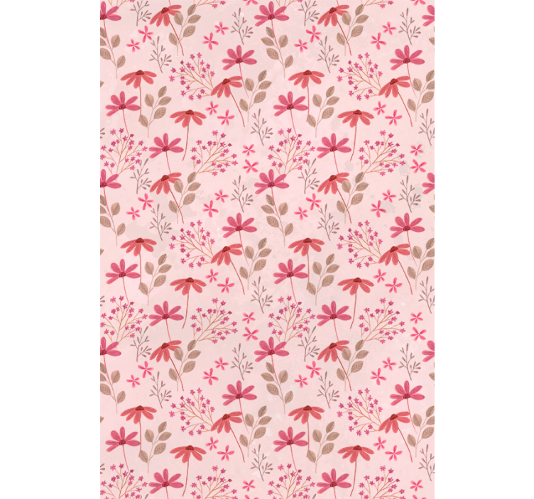 Botanical Arrangement Joy roller blind flowers - TenStickers