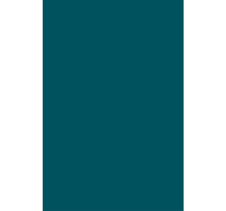 Deep Teal Canvas opaque roller blind - TenStickers