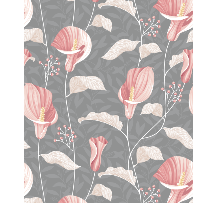 Elegant Blossom Arrangement roller blind flowers - TenStickers