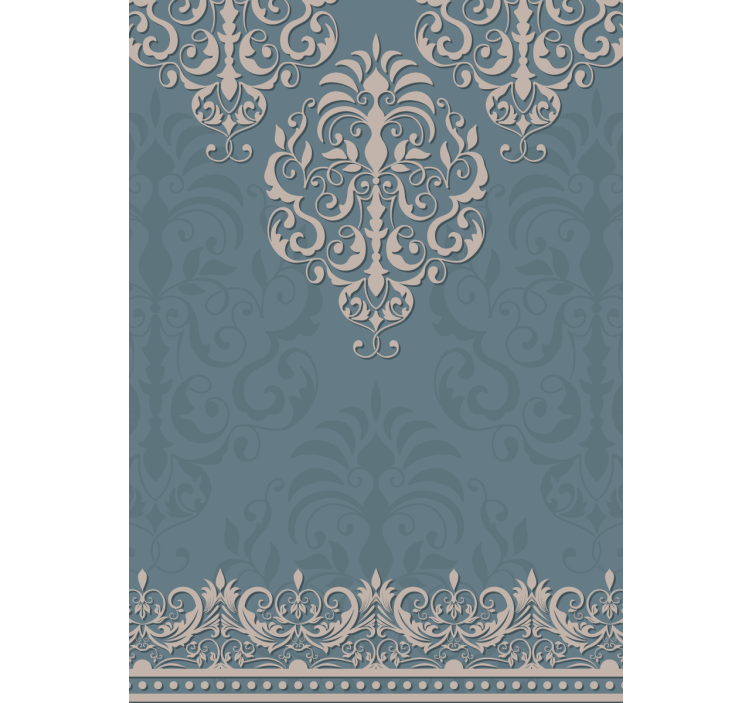 Timeless Damask Motif elegant roller blind - TenStickers